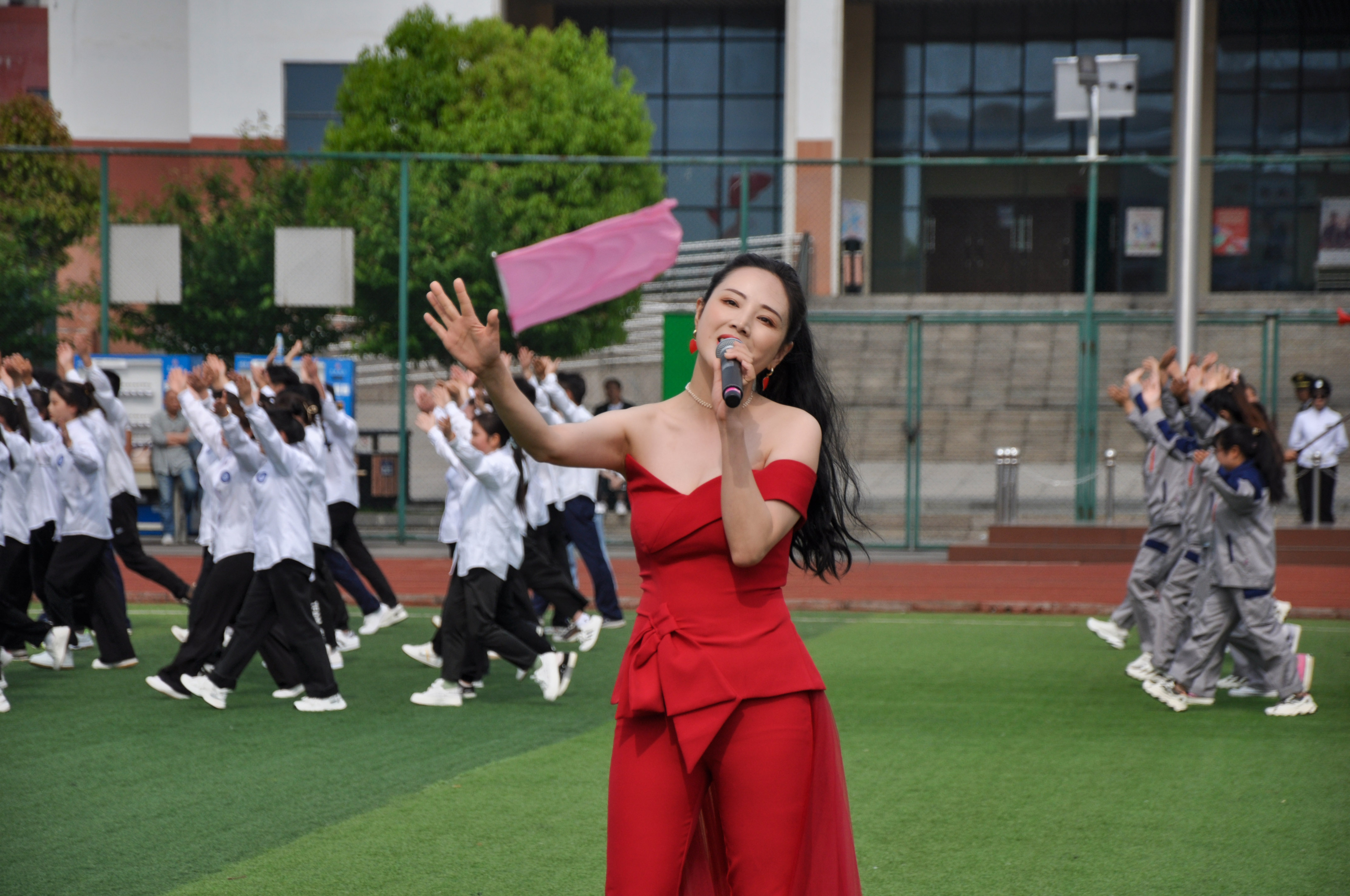 第二屆校園文化藝術節、第三屆田徑運動會開幕式